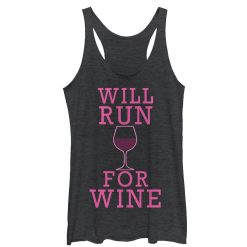 Will Run For Wine Tanktop AL16A1