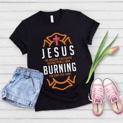 Jesus Burning T-Shirt EL22A1