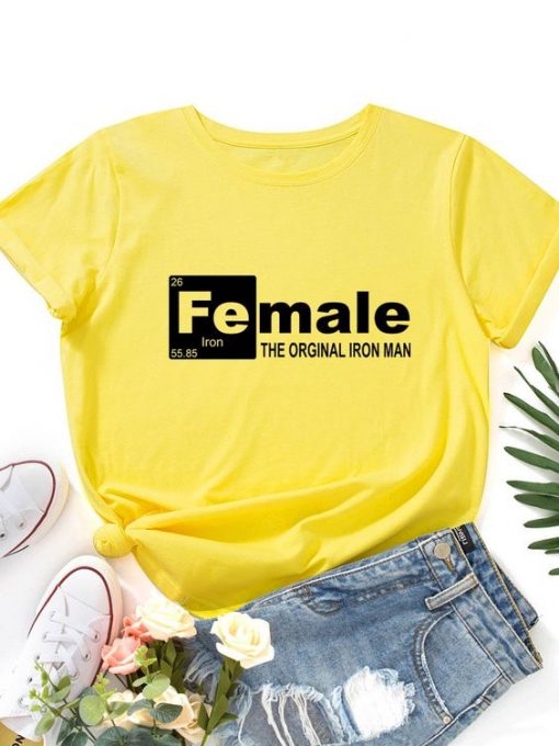 Female Iron Man T-Shirt SR6M1