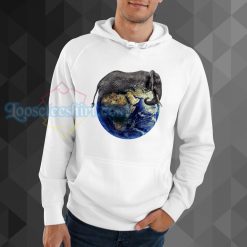 Elephant Earth Artistic hoodie