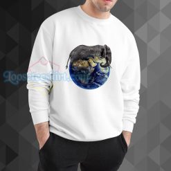 Elephant Earth Artistic sweatshirt