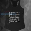 I_m Not Running for Fitness Lord of The Rings LOTR Tanktop