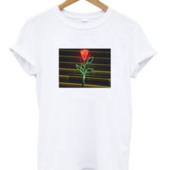 Louis Tomlinson Neon Rose T-Shirt