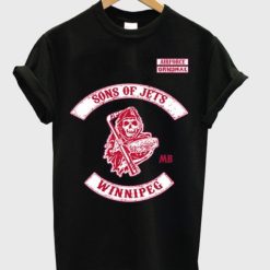 sons of jets winnipeg t-shirt