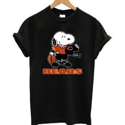 Snoopy A Strong And Proud Chicago Bears T Shirt