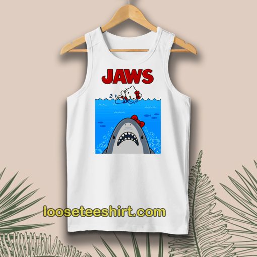 Jaws hello kitty tanktop