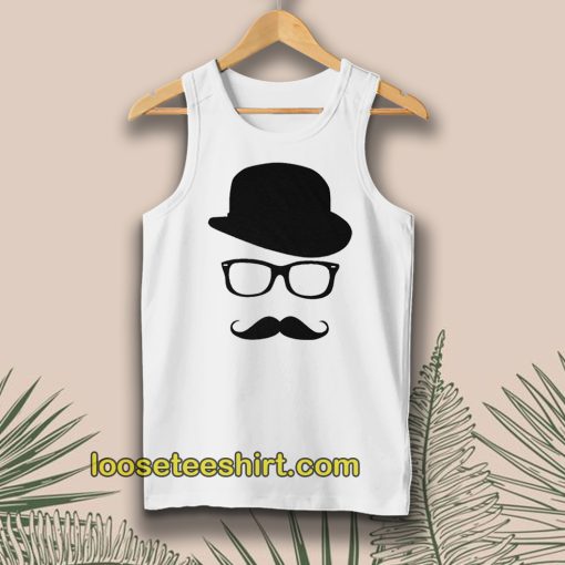 Mustache Men's Short Sleeve Tee Tanktop