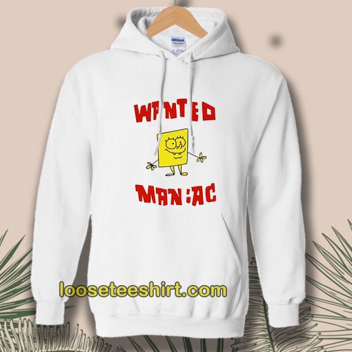 Wanted Maniac SpongeBob Hoodie