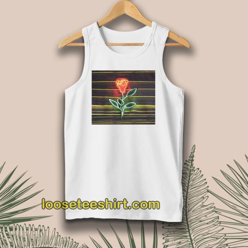 Louis tomlinson neon rose tanktop