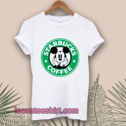 Starbucks Mickey Mouse pink T-shirt