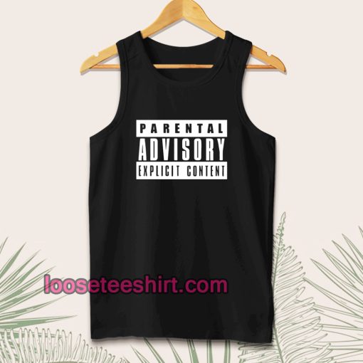 Parental Advisory Black Tanktop