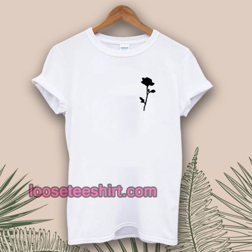 Rose black rose T shirt