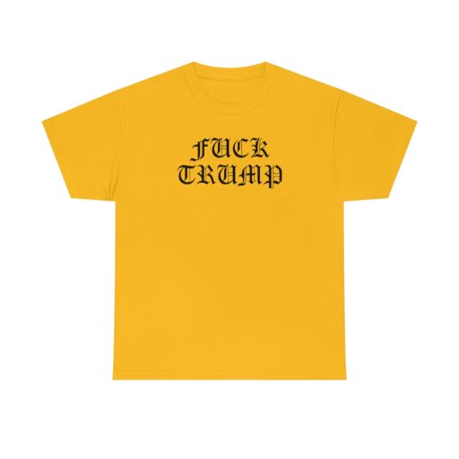 Fuck Trump Old English Font T-shirt