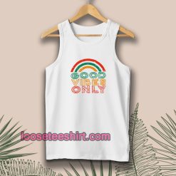 Good Vibes Only Rainbow Tanktop