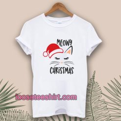 Meowy christmas T-shirt