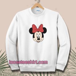 minnie-mouse-face-Sweatshirt