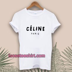 Celine Paris White T Shirt TPKJ1