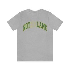 Drake Not Lame Notredame Embroidery Style Graphic Printed Tshirt TPKJ1