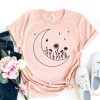 Moon Shirts Moon Lover Wild Flowers Love Needs NoLove Needs No Words Deaf Awareness Unisex T Shirt TPKJ1