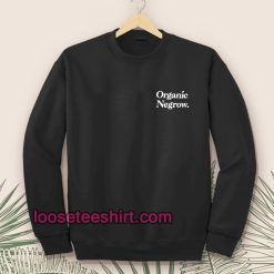 Organic Negrow Sweatshirt Black TPKJ1