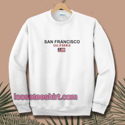 San francisco california sweatshirt TPKJ1