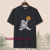 Bitcoin to The Moon Spaceman T-Shirt TPKJ1