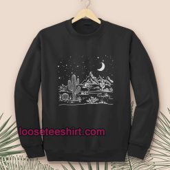 Desert starry night Sweatshirt TPKJ1