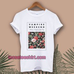 Vampire Weekend Floral Tee T-Shirt T Is For Teacher Unisex t-shirt TPKJ1