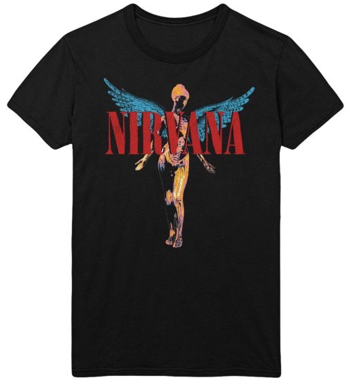 Nirvana Angelic Black T-shirt TPKJ1