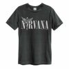 Nirvana In Utero Mens Charcoal T Shirt Nirvana Amplified Classic Tee TPKJ1