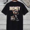 money bear holding a bag t shirt